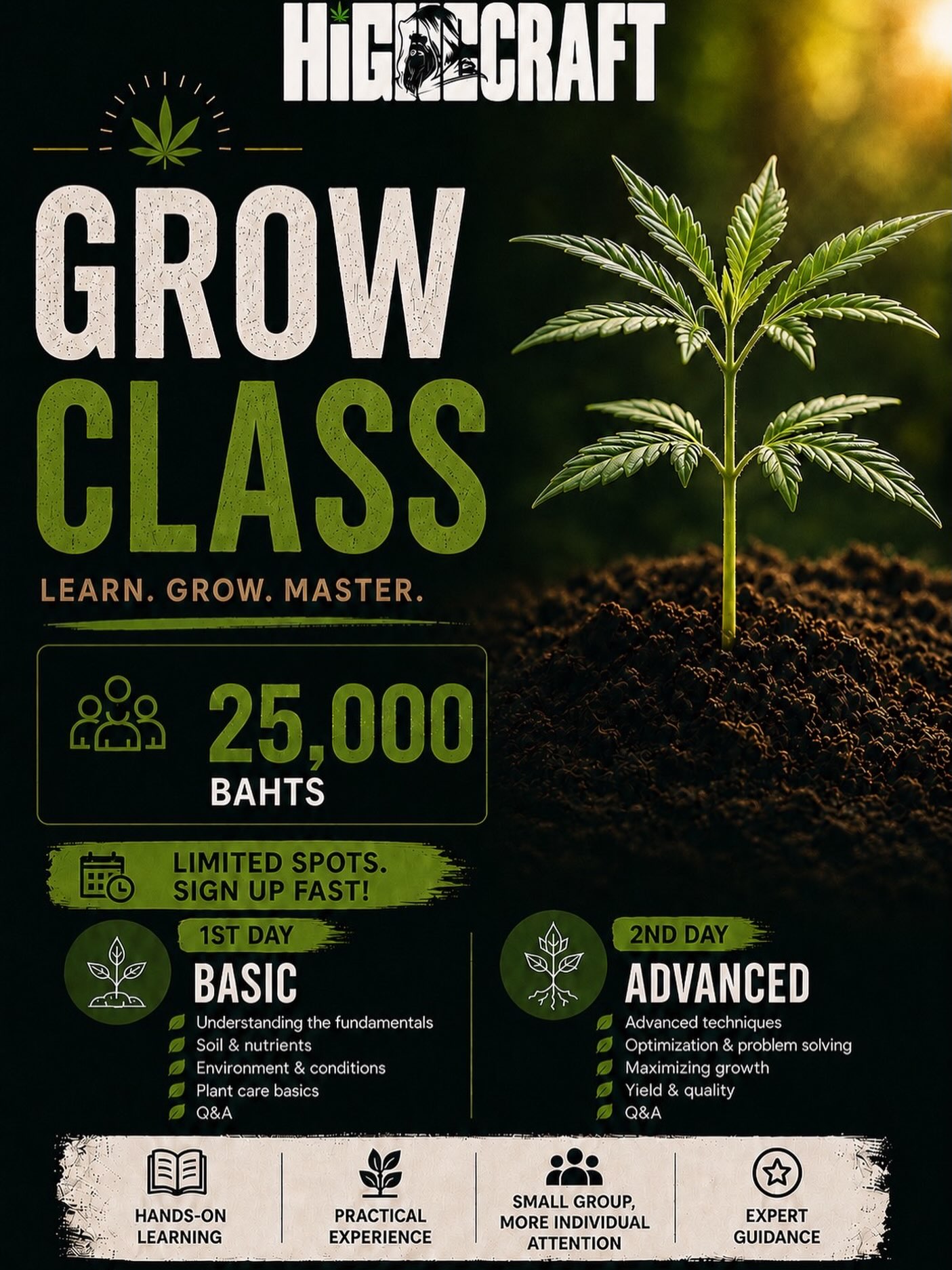 HighCraft Growing Class course poster